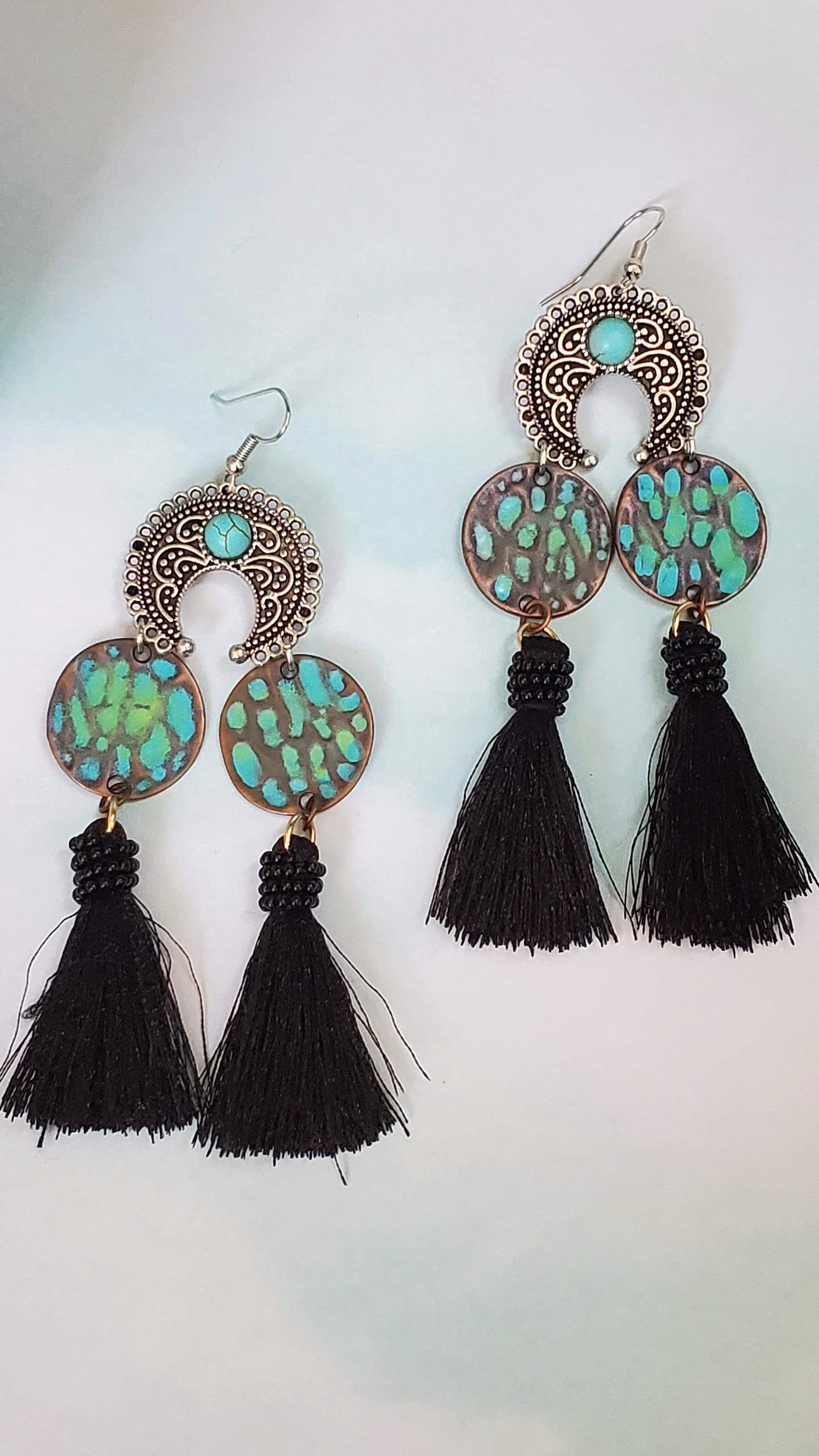 Turquoise Statement Earrings