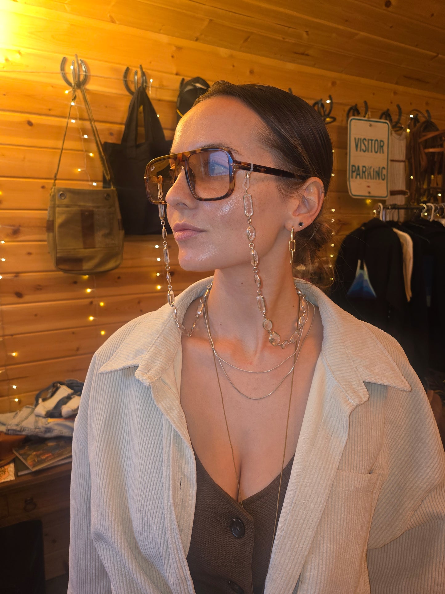 Funky Quartz Sunglass Chain