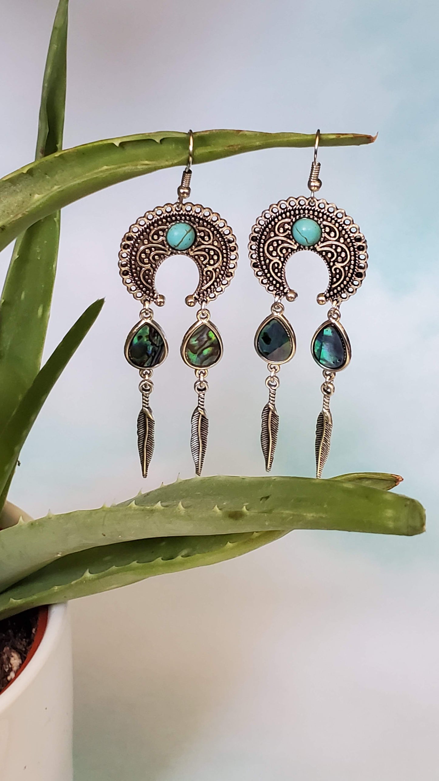Western Abalone Earrings