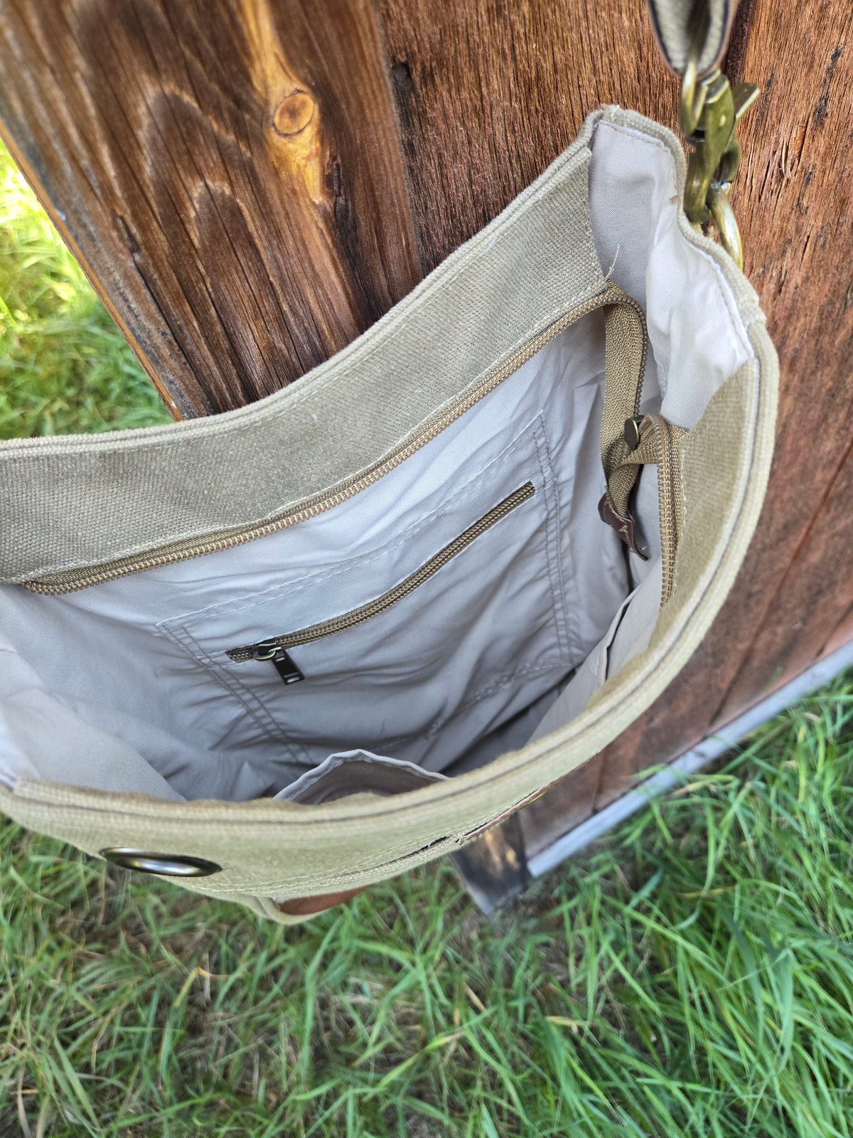 Barbed Wire Painted Bag