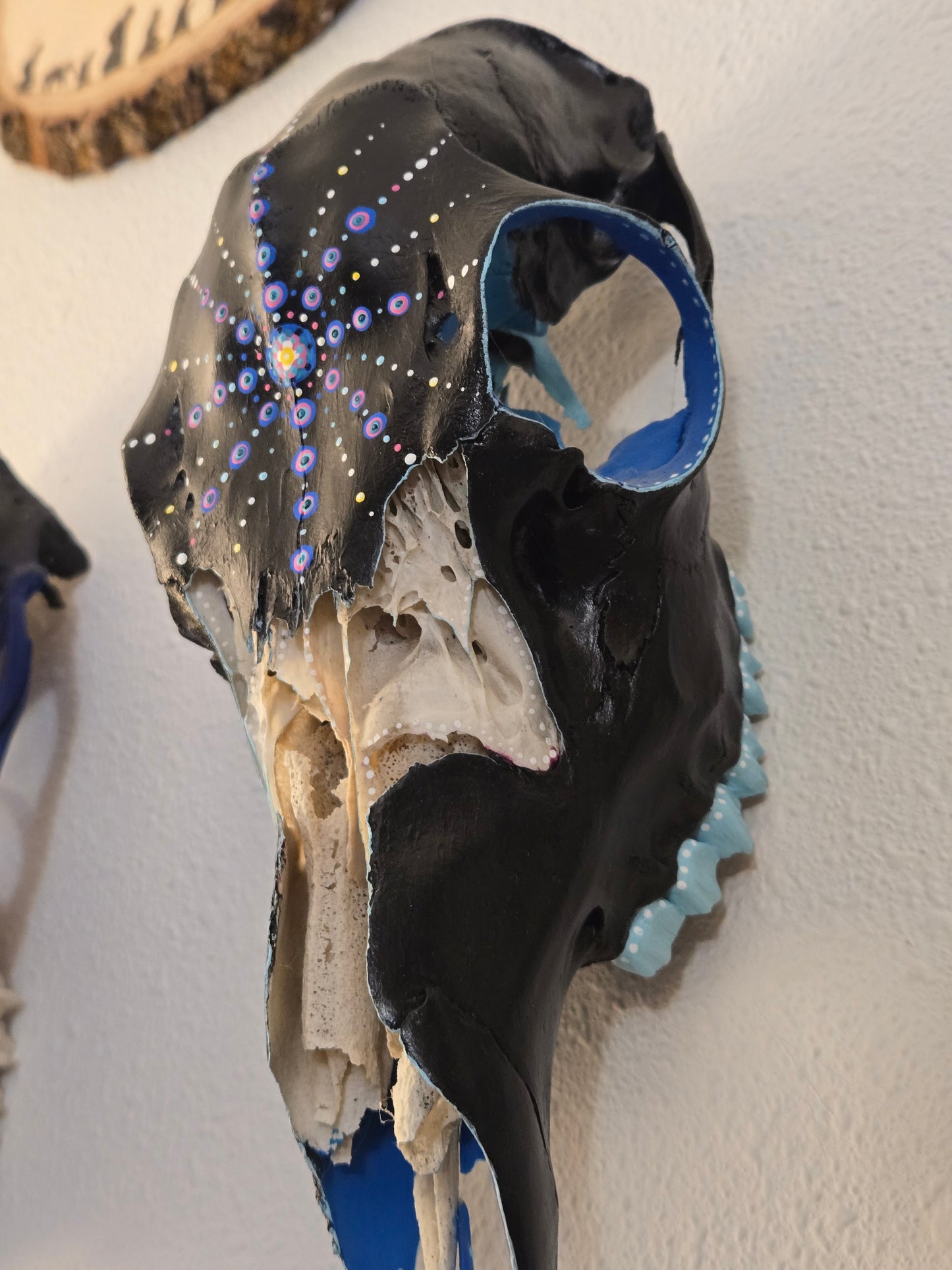 Lots o Dots Painted Skull