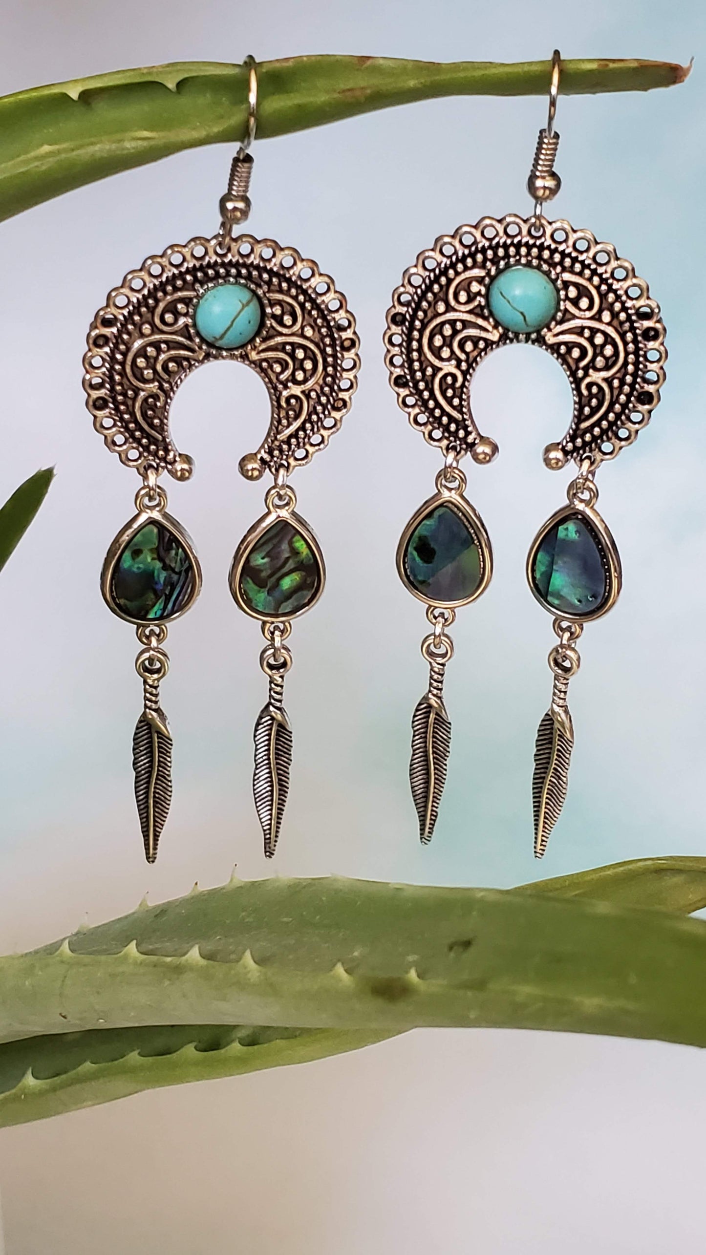 Western Abalone Earrings