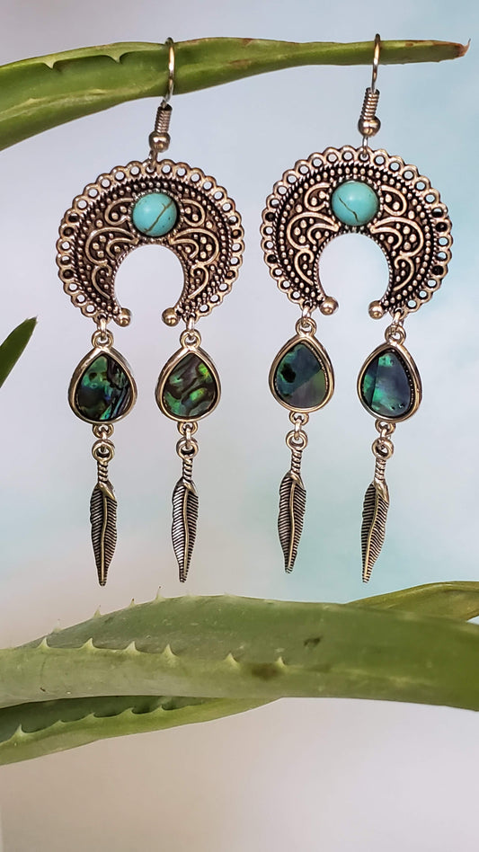 Western Abalone Earrings
