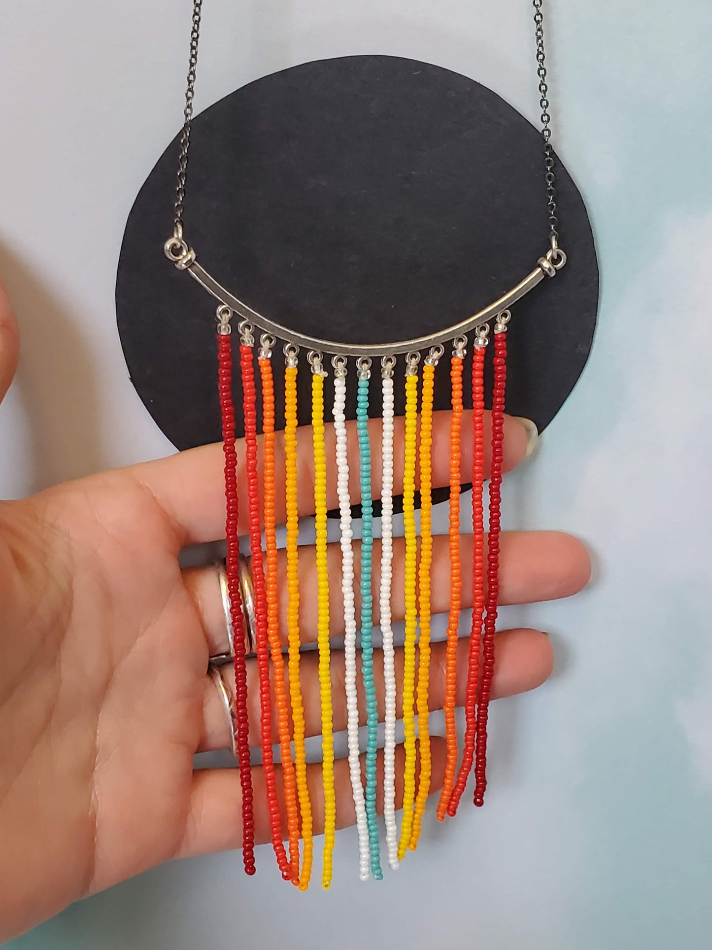 Sunset Dreams Beaded Necklace
