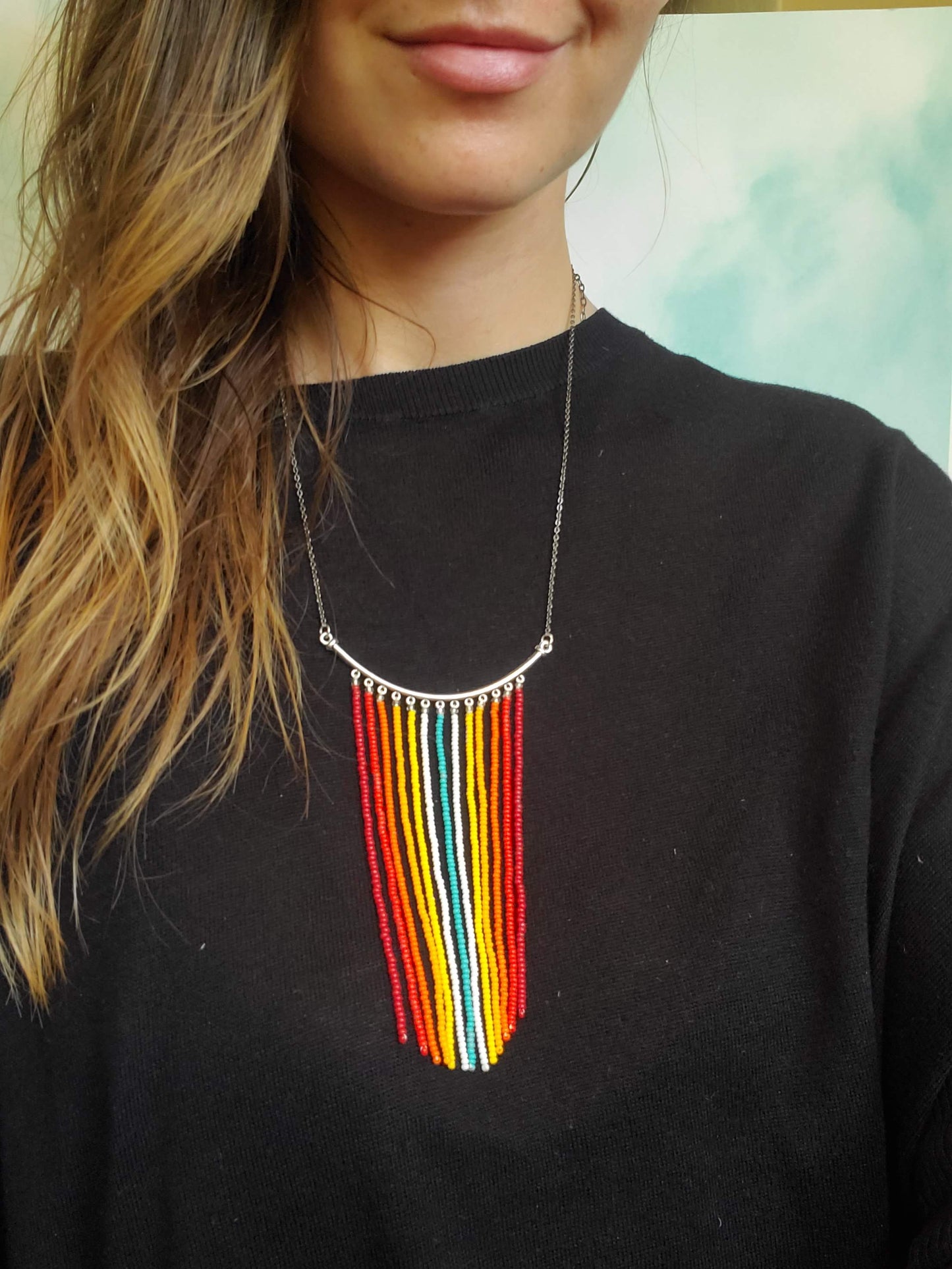 Sunset Dreams Beaded Necklace