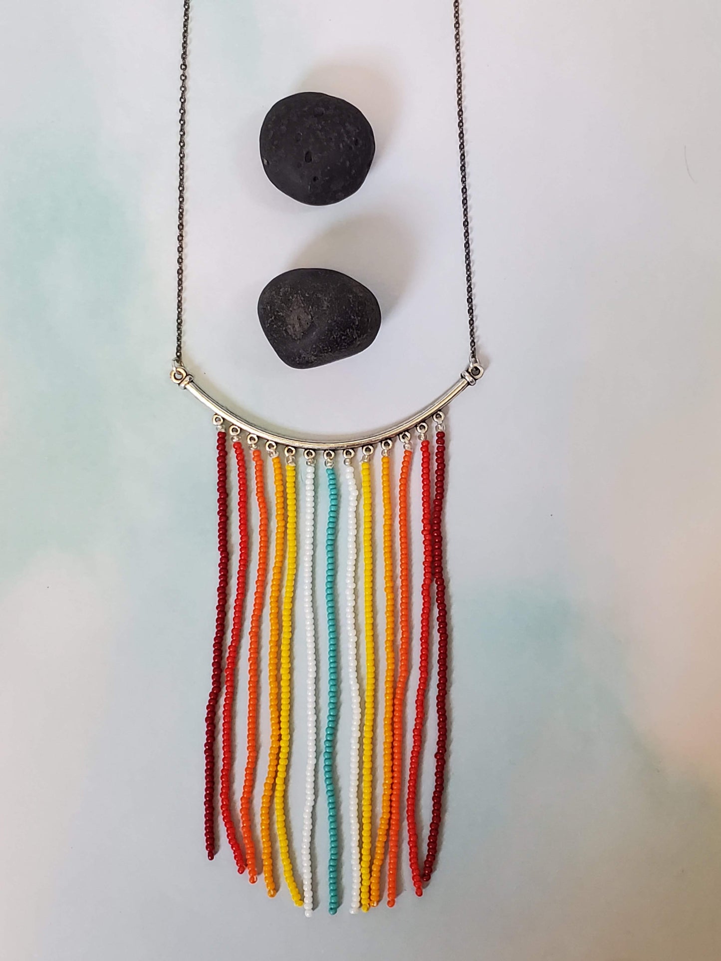 Sunset Dreams Beaded Necklace