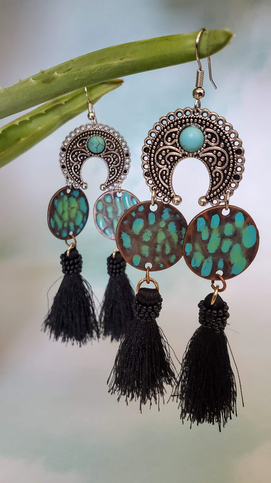 Turquoise Statement Earrings