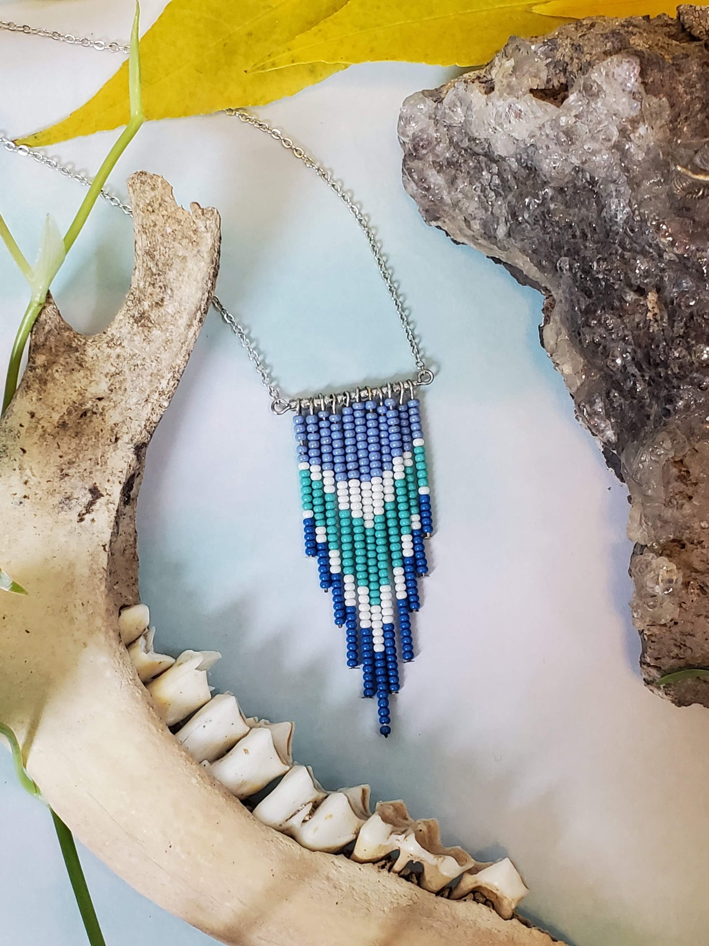 Fringe Bead Necklace