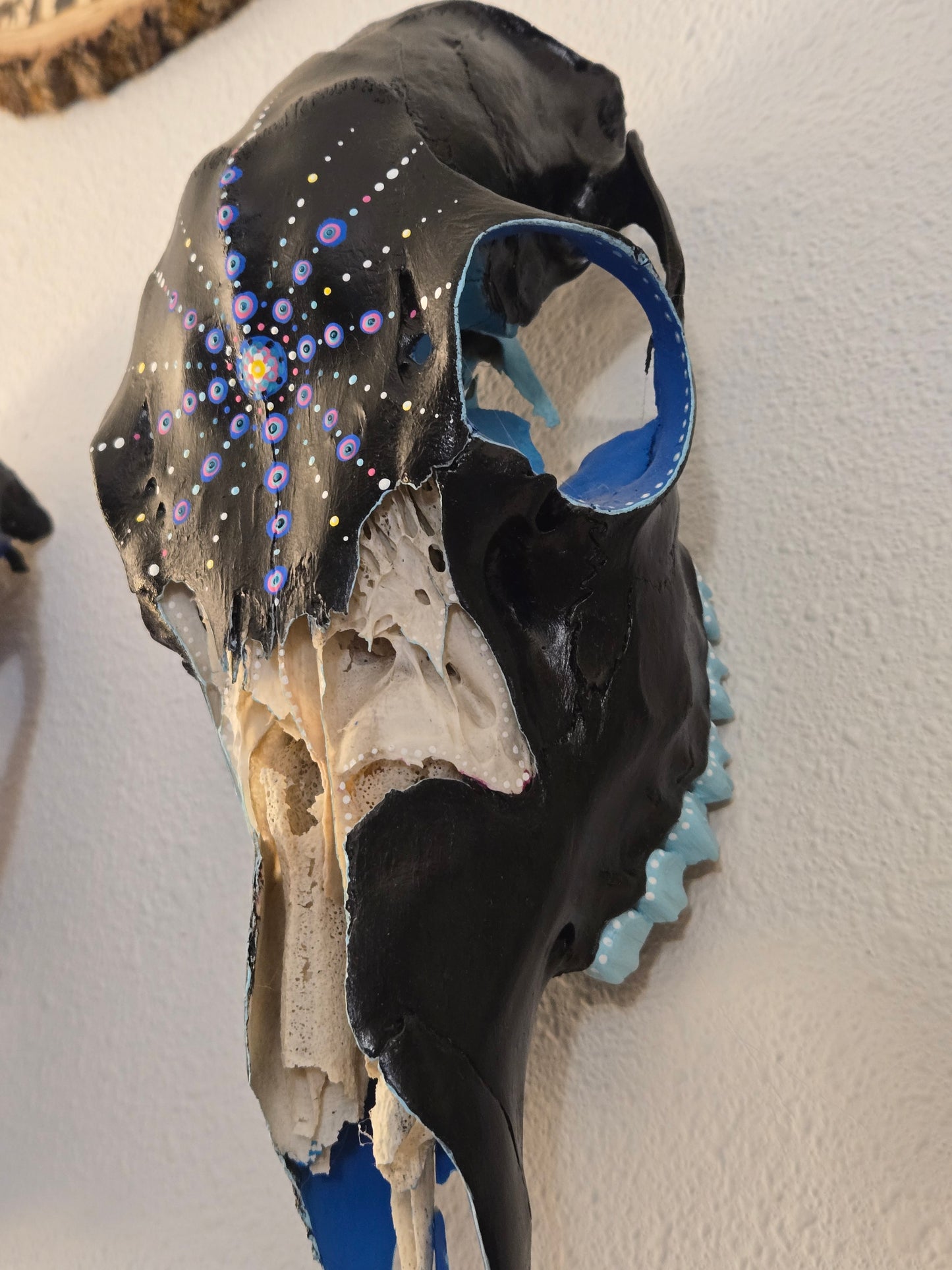 Lots o Dots Painted Skull