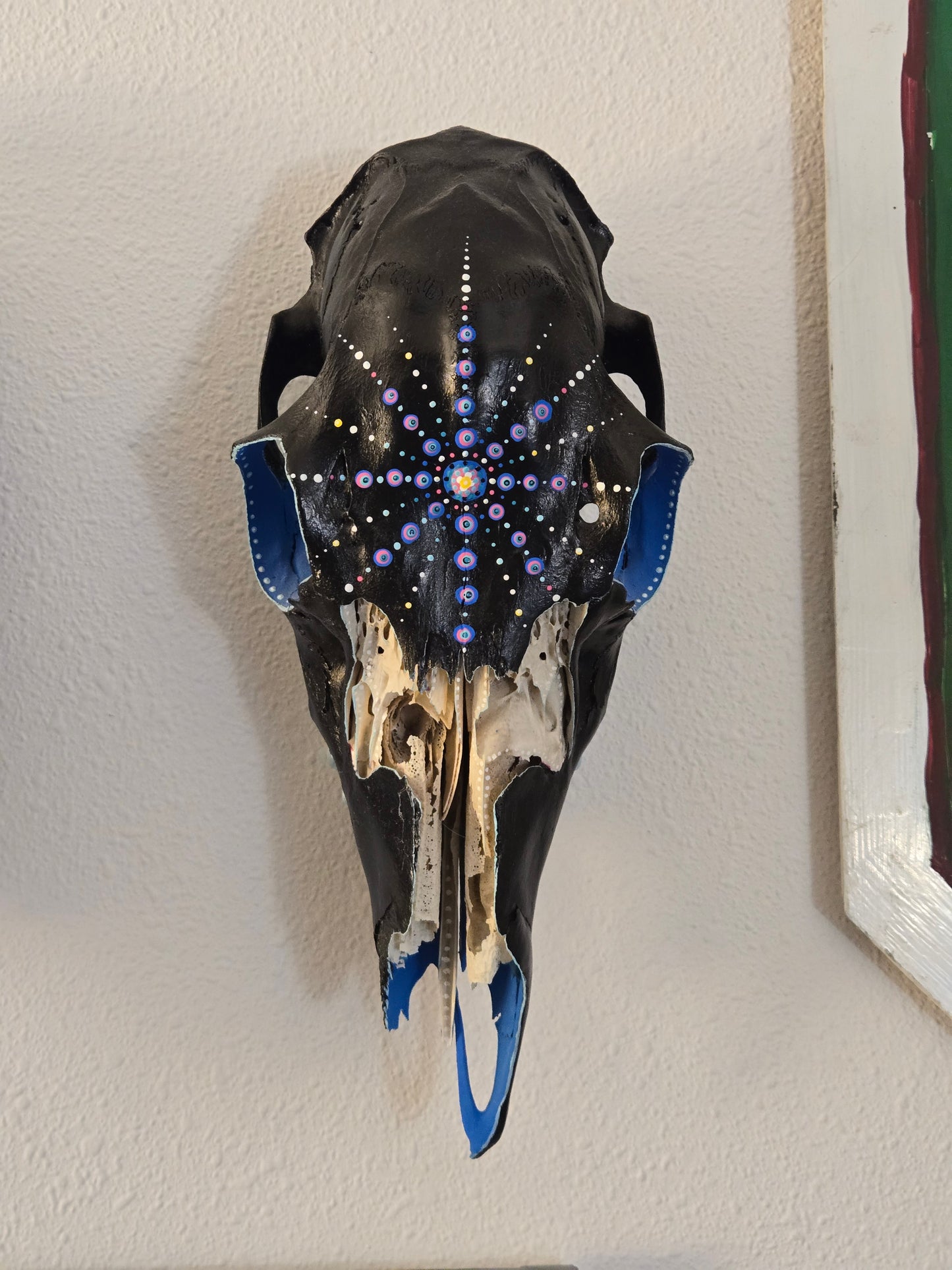 Lots o Dots Painted Skull