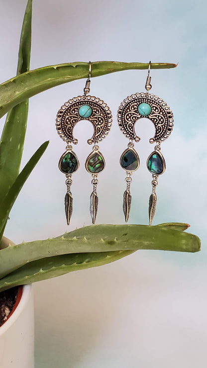 Western Abalone Earrings