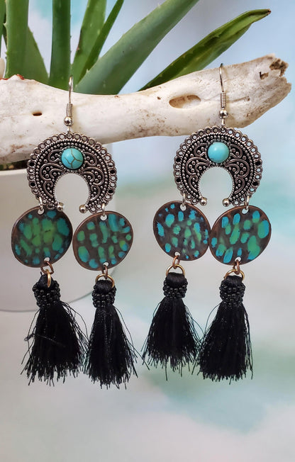 Turquoise Statement Earrings