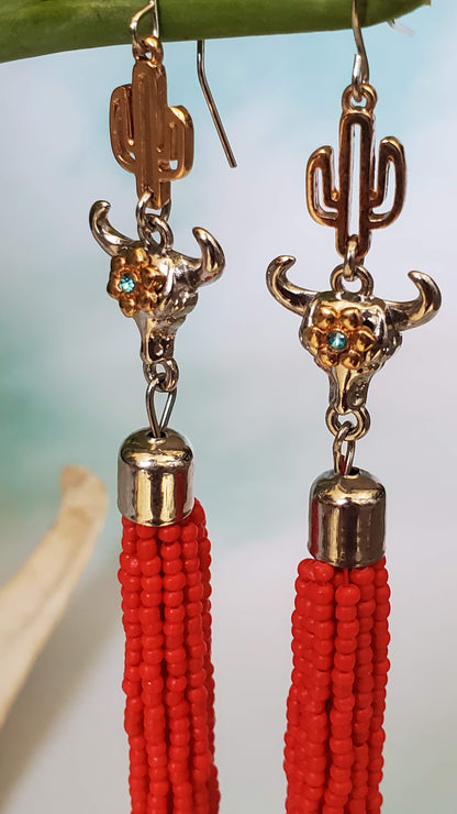 Wild West Beaded Earrings