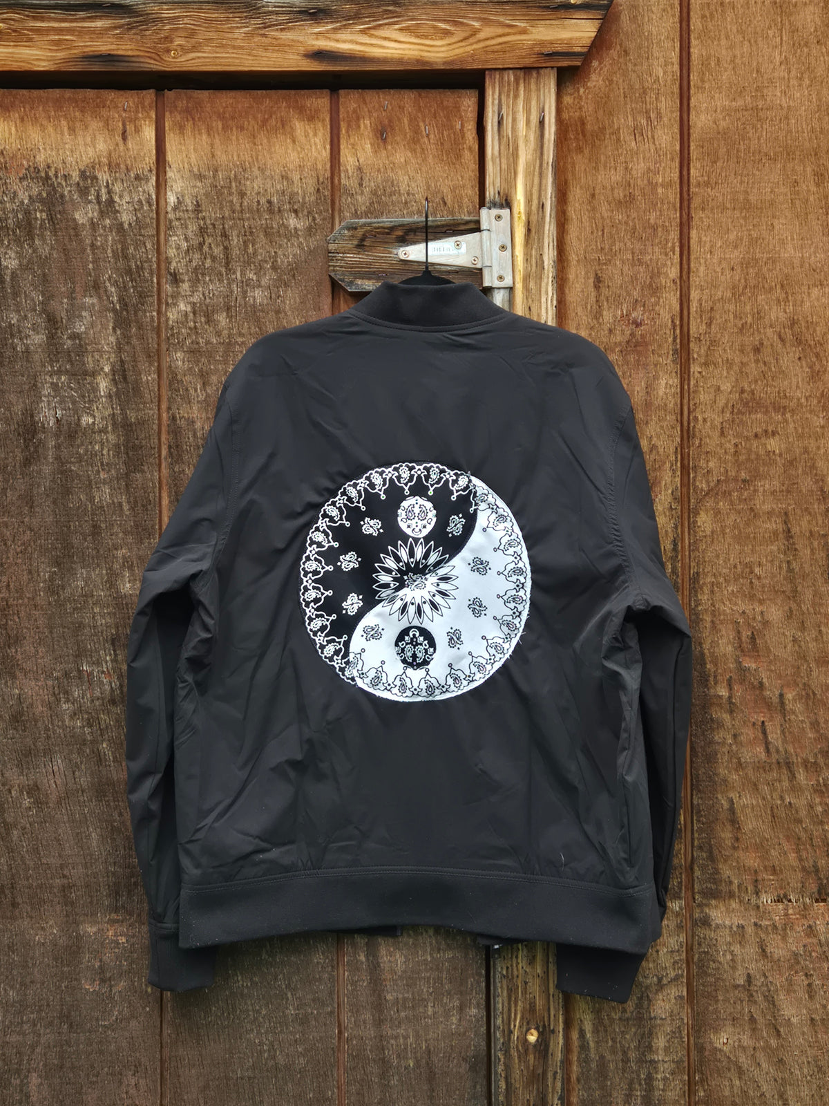 Yin Yang Bandana Bomber Jacket