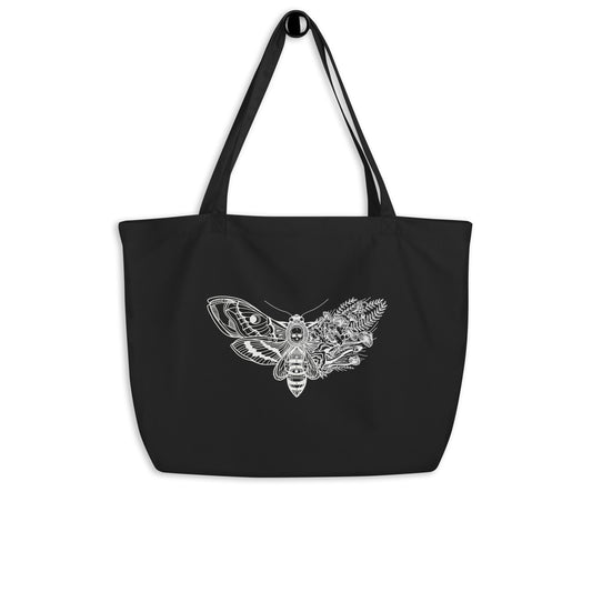 Magic Mushroom Death Moth Eco Tote Bag | The Mad Haus Design Co